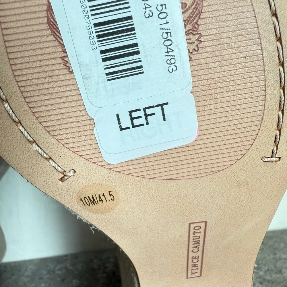 NEW Vince Camuto Brissia Mule Truffle Taupe Women’s Size‎ 10